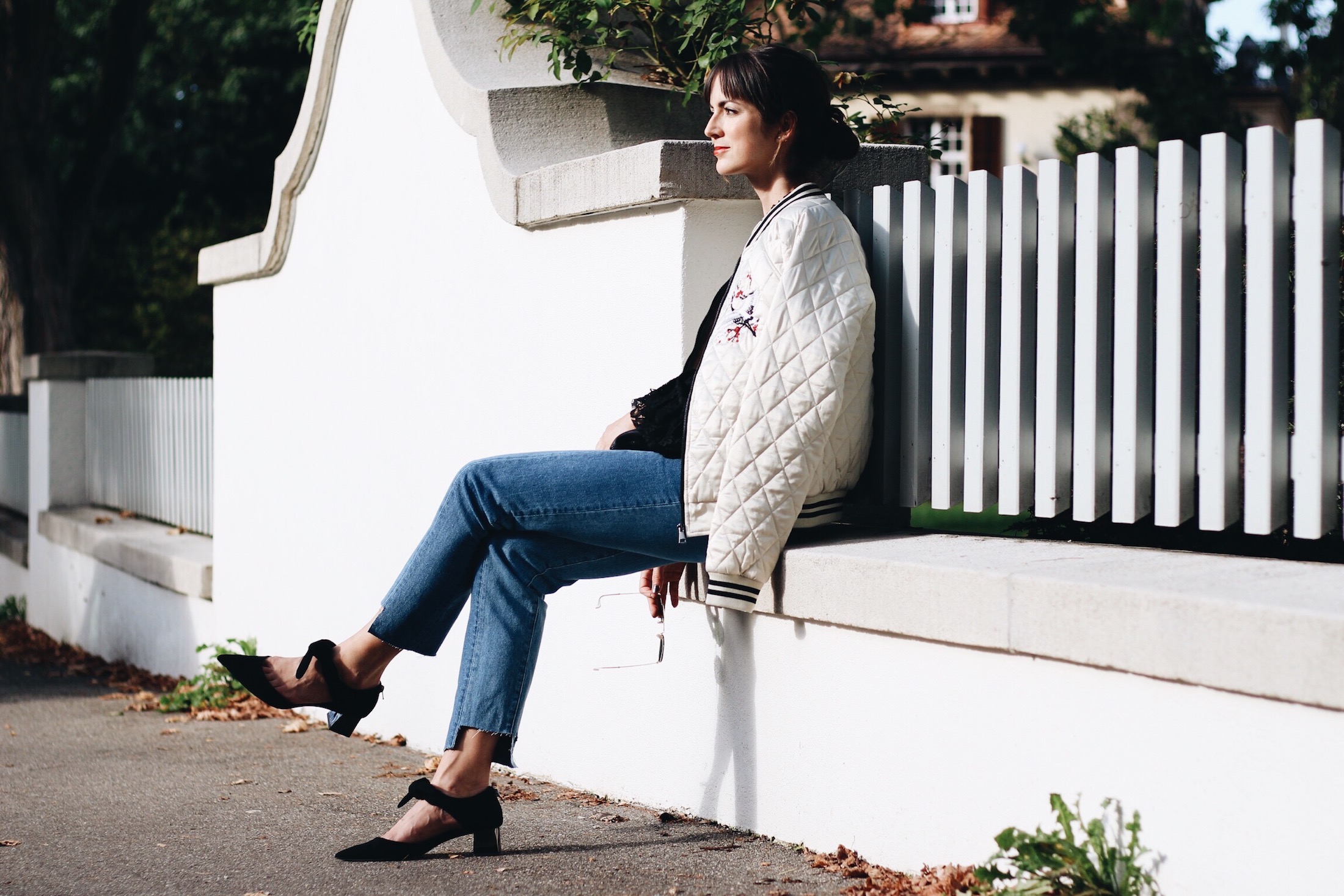 Der Modetrend Bomberjacke gestylt für meinen Modeblog 